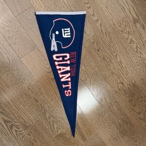 New York Giants Blue Pennant banner
